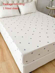 1pc Bohemian Style Wrinkle Texture Mattress Protector Cover, Deep Pocket Design, Soft & Breathable, Fits Various Bed Sizes - Multicolor - View 7