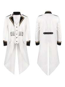 Men Cosplay Clothing - White - View 1