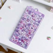 3D立体浮雕闪亮贴纸，可爱卡通海洋，DIY手机壳环氧树脂贴纸，儿童手工糖果动物贴纸，亚克力水晶 - 彩色 - 查看 9