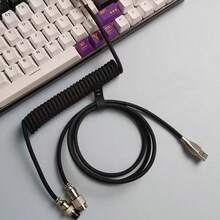编织式 USB Type-C 机械键盘线，航空接口，适用于台式电脑机械游戏键盘替换线 - 查看 6