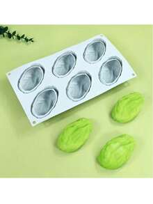 4-Cavity Silicone Chocolate Mold, Shaped Like Pistachios, Mousse Cake Baking Mold, Baking Tool, Party Dessert Baking Supplies - View 14