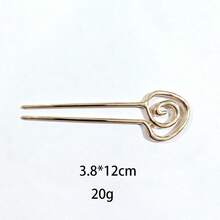 女款熱門髮夾，夏季必備髮飾，適用於盤髮與各種髮型，時尚單品，適合日常穿著、度假與夏季活動，輕鬆提升髮髻造型，髮髻造型器，髮夾 - 彩色 - 查看 2
