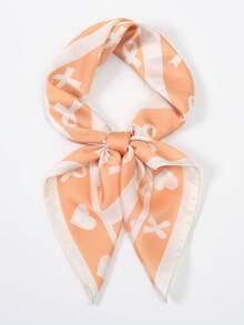 1 chiếc khăn bandana thời trang mới với nhiều họa tiết khác nhau, khăn quàng cổ họa tiết hình học, khăn trùm đầu bằng lụa. - Nhiều màu - Xem 3