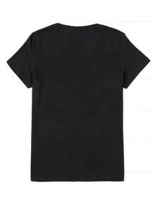 deyin Women T-Shirts - Black - View 4