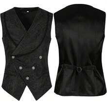 Men Cosplay Clothing - Black and White - View 7