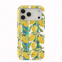Funda de Lujo Y2K con Diseño de Limón para iPhone 17 16 15 14 13 12 11 Air Pro Max Plus, Doble Capa, Estilo SWAG - Amarillo - Ver 3