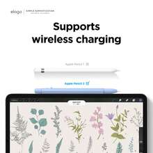 Elago X MONAMI Compatible With Apple Pencil Pro Case & Apple Pencil 2nd Generation Case, Back To School, Gift For Friends And Family, Apple Pencil Accessories, Magnetic Charging And Double Tap, Durable Silicone, Premium Stylus Cover, Protective Covering - 紫色 - 查看 3