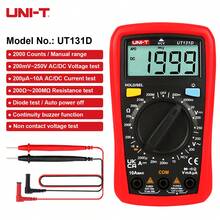 1pc UNI-T UT131A Compact Digital Multimeter, Pocket-Sized Multimeter, Burn-Proof, Multifunction Smart Meter, Electrical Multimeter - Red - View 9