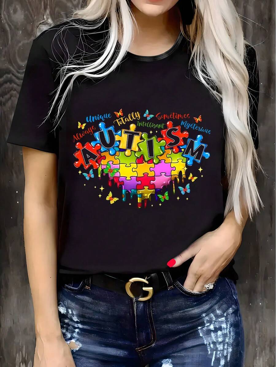 Women T-Shirts - Black - View 1