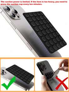 80 miếng dán silicon hai mặt dùng làm giá đỡ điện thoại, chống nước, chống gỉ, chống trượt, giá đỡ điện thoại di động đa chức năng. - Nhiều màu - Xem 8