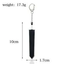 Llavero de espada de asesino de dragones - Modelo en miniatura de arma dañada en batalla, unisex, adorno/accesorio decorativo para coche o mochila - Multicolor - Ver 14