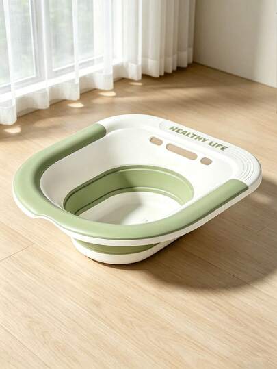 Foldable Sitz Bath, Hemorrhoid Sitz Bath, Toilet Sitz Bath With Hot Water Rinse, Postpartum & Elderly Care, Women's Sitz Bath Set With Spray Hose, Drainage Hole, Wider Seat, Deeper Bowl, Home Bathroom Decor, Bathroom Accessories, Travel Essential, Autumn Decor, Back To School