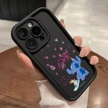 Ốp điện thoại Disney Stitch, dành cho iPhone 16promax/ 15/ 14plus/ 13/ 12/ 11promax/ xsmax/ xr - màu đen - Xem 24