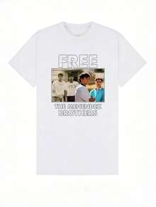 Camiseta de manga corta con cuello redondo suave y casual de verano para mujer, tops para salir, vintage, Gen Z, tops, curvas, ropa Y2K, algodón, Italia, Grecia, tops de mujer, tops bonitos, camisetas gráficas, conjuntos de primavera, estilo callejero americano, casual deportivo, estilo unisex, estilo casual urbano, casual, jersey, camisetas holgadas, ropa de calle retro, estilo de los 90, estilo de los 2000, subcultura, estilo europeo, tops negros, tops blancos, conjuntos de fiesta de los 90. Blanco - Blanco - Ver 5