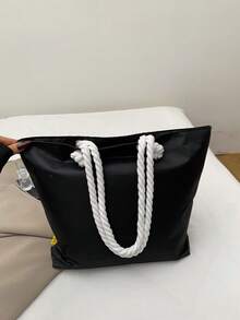 Large Capacity Handbag For Women, New Fashionable Versatile Commuter Shoulder Tote Bag - Multicolor - View 11