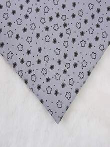 1 pieza de tela de poliéster con estampado de estrella de cinco puntas de dibujos animados, material textil para manualidades de tocados y accesorios de ropa - multicolor - Ver 22