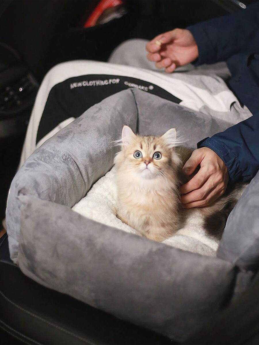 Ghế ngồi ô tô cho chó mèo dùng được cả bốn mùa, giường nằm sang trọng cho thú cưng nhỏ/vừa. - Nhiều màu - Xem 1