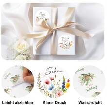 Autocollants de remerciement, étiquettes rondes de 5 cm, pack de 120 - Danke Schön - Voir 3
