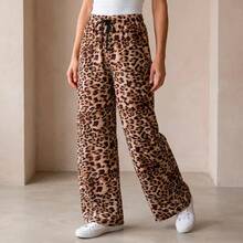 GDKA Wide Leg Comfort Trousers With Drawstring Adjustment - Multiple - View 5