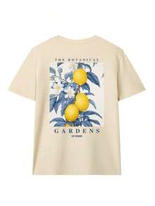 Camiseta de manga corta para mujer con estampado de lemas coloridos, diseño casual ideal para el verano, uso diario, vacaciones, salidas informales y reuniones con amigos. Cuello redondo cómodo que combina con todo tipo de looks juveniles y versátiles, perfecta para lucir un estilo fresco y actual - Blanco - Ver 2