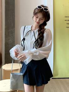 Women Blouses & Shirts - White - View 1