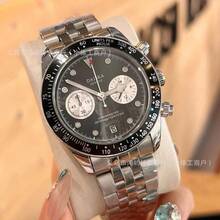 Low-Cost Luxury Watch For Cross-Border Foreign Trade, Bivon Chronograph MR2, Dijia Steel Band Men's Quartz Wristwatch, Famous Brand Daisika Watch - 粉 - 查看 4
