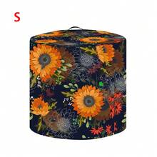 1pc Sunflower Pattern Rice Cooker Dust Cover, Modern Style Polyester Flower Print Available In Multiple Sizes, Kitchen Home Decor Appliance Cover Cloth, Dustproof, Washable Dust Cover ,Decorative Appliance Dust Cover With Top Handle & Storage Pockets - Full Coverage - View 16