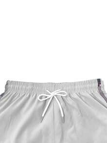 Hidkat Women's Summer Sports Camouflage Shorts With Drawstring Waist, Breathable, Suitable For Running, Fitness, Yoga - Light Grey - View 3