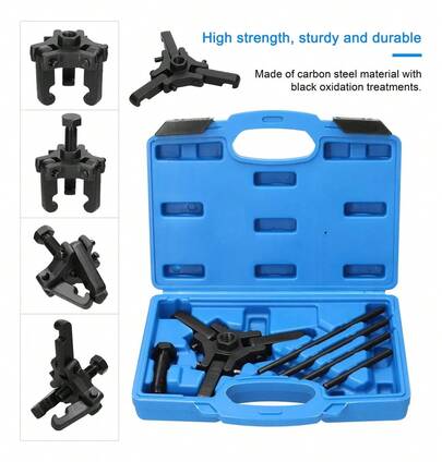 Kit de extractor de equilibrador armónico, extractor de polea de amortiguador armónico, herramientas especiales para automóviles, accesorios de coche, extractor ajustable de 3 mordazas
