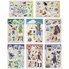 8张创意卡通贴纸，适用于水瓶、笔记本电脑、冰箱、吉他、滑板、行李箱、桌面、墙壁、手机、剪贴簿、手机壳等，可用于返校季、生日、节日装饰，也是剪贴簿用品的理想之选。 - 8件 - 查看 9