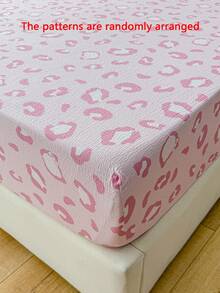 1pc Bohemian Style Wrinkle Texture Mattress Protector Cover, Deep Pocket Design, Soft & Breathable, Fits Various Bed Sizes - Multicolor - View 9