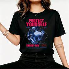 Women T-Shirts - Black - View 1
