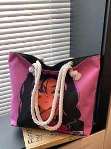 New Fashion Handbag For Women, Versatile Commuter Tote Bag With Large Capacity, Shoulder Bag - Multicolor - View 5