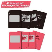 Juego de tarjetas rascables para parejas - Actividad romántica y desafío de cita nocturna, profundiza tu relación, regalo ideal para aniversario - Multicolor - Ver 4