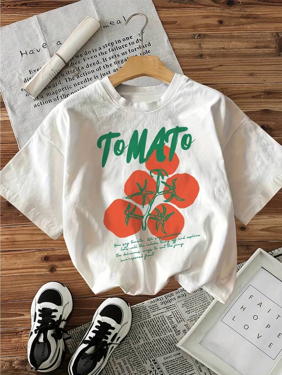 deyin Dam-T-shirts - Vitt - Visa 1