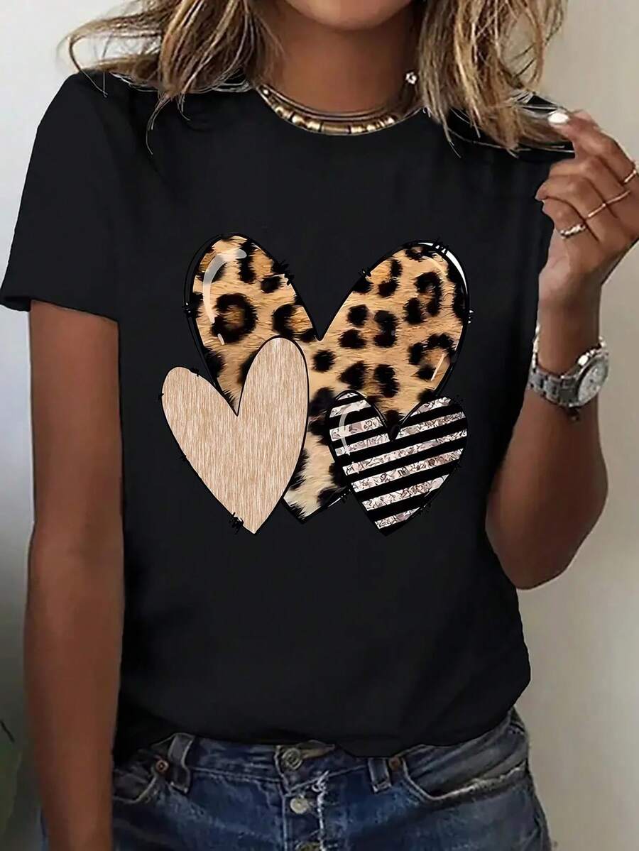 Women T-Shirts - Black - View 1
