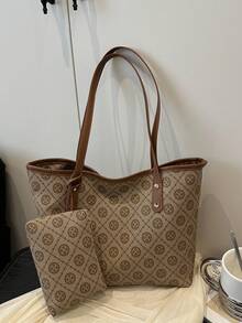 New Arrival Lightweight Luxury Versatile Women Shoulder Bag & Handbag - Khaki - View 2