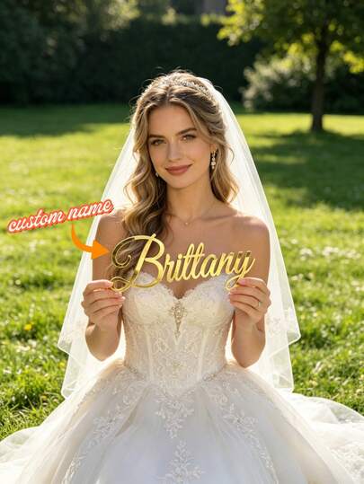 1Pc Custom Mirror Acrylic Name Sign, Personalized Text Wall Decor, Gold Silver Rose Gold Laser Cut Acrylic Letters, Wedding Welcome Sign, Custom Family Name Plaque, Nursery Bedroom Salon Shop Decoration, Engagement, Bridal Shower, Birthday Party, Reception Backdrop, Modern Home Decor Gift