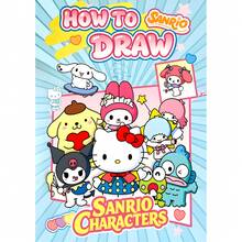 SANRIO 如何绘制三丽鸥角色：1本简单易学的成人及青少年涂色书，可爱又温馨。采用120克厚纸，共24页。内含分步线稿，教你如何绘制各种三丽鸥角色，非常适合休闲涂色和缓解压力。 - 填色本 - 查看 1