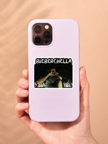 1 miếng dán concert Bieberchella Coachella, nhãn dán JB, nhãn dán lễ hội nhạc Pop, quà tặng cho người hâm mộ [Nhãn dán cắt sẵn] - Nhiều màu - Xem 3