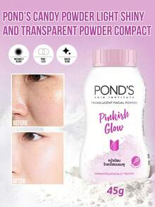 Phấn phủ dạng nén POND'S Candy Powder Compact, mỏng nhẹ và rạng rỡ, kiểm soát dầu và che phủ tốt, lớp nền lì, lâu trôi 24 giờ, chống mồ hôi và lem, thấm hút dầu hiệu quả, cảm giác nhẹ nhàng, thoáng khí và không gây kích ứng, dưỡng ẩm và làm sáng da, cần thiết cho da dầu, phù hợp cho đi làm hàng ngày và các buổi hẹn hò, món quà tuyệt vời. - Phiên bản màu hồng - Xem 9