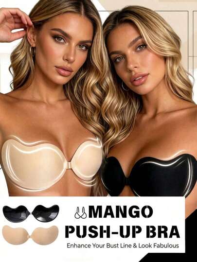 1/2 pares de copas de sujetador adhesivas para mujeres, almohadillas de sujetador invisibles sin tirantes, adecuadas para vestidos de novia, sujetadores realzadores de escote reutilizables, sujetadores sin costuras y sin espalda para todas las estaciones