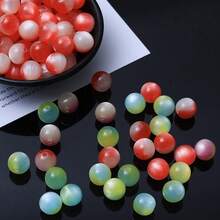 15Pcs Sparkling Star Glass Beads, Shiny Non-Porous Star Ornaments, Decorative Glass Beads For Fireplace, Garden, Potted Plant, RV & Home Aesthetic Decoration, Random Color - Random Color - View 4