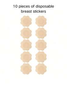 1/2/4/6片/套（黑色+肤色）无肩带硅胶聚拢文胸罩杯，隐形丰胸花瓣，透气粘性文胸花朵，适合深V连衣裙和露背装，隐形弹力带无肩带聚拢设计，自粘式隐形无肩带款式，适用于婚纱/礼服、露肩、露背、吊带连衣裙、紧身连衣裙、薄纱上衣、吊带套装，适合新娘送礼会、旅行 - A - 查看 11