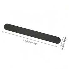 Bộ 20/30 dũa móng tay, màu đen, độ nhám 100/180, hai mặt, dụng cụ làm móng chuyên nghiệp có thể tái sử dụng cho gia đình và salon. - màu đen - Xem 4