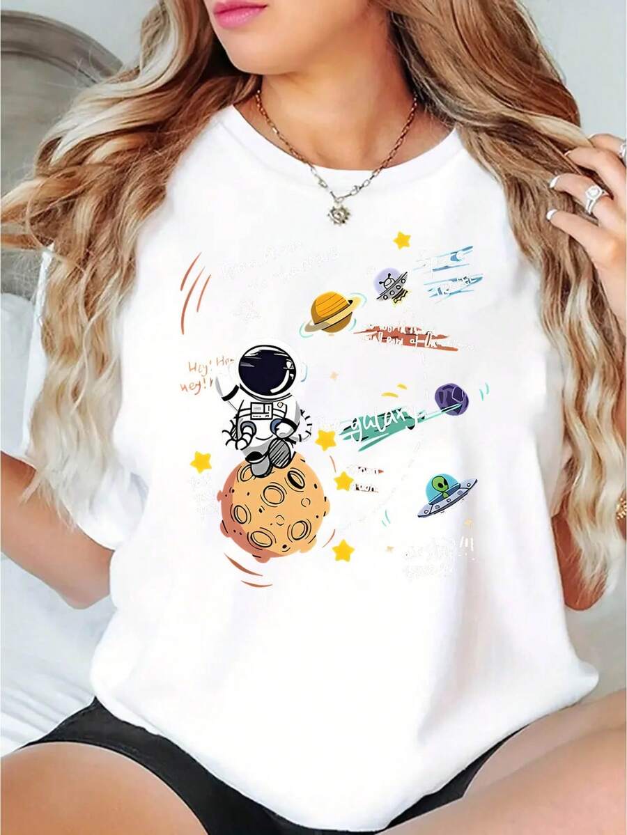 Women T-Shirts - White - View 1