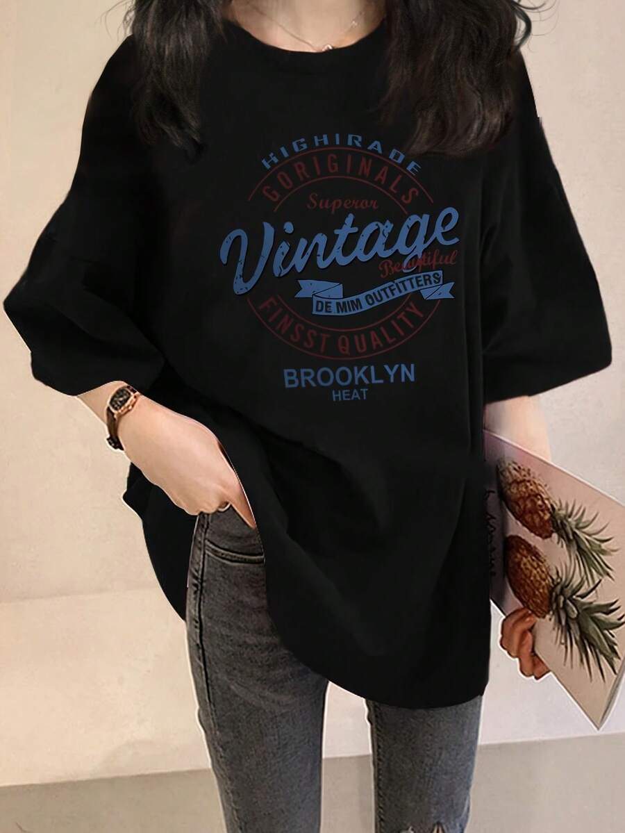 Women T-Shirts - Black - View 1