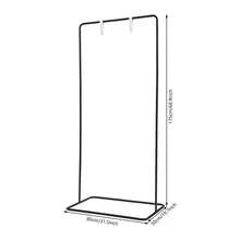 Black, Rectangular Wedding Sign Stand With Round Tube, Height-Adjustable, Freestanding Stand, Banner Holder, For Welcome Signs, Posters, Seating Plans And Party Decorations, 175 * 80 * 50 Cm - Black - View 11