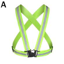 New Highlight Reflective Straps Night Running Riding Clothing Vest Adjustable Safety Vest Elastic Band For Adults And Children - D - View 9