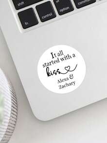 Custom Stickers, Thank You Stickers, Wedding Stickers, Wedding Favors, Baby Shower Stickers, Birthday Stickers, Bridal Shower Stickers, Bachelorette Party Stickers, Company Logo Stickers - Multicolor - View 22